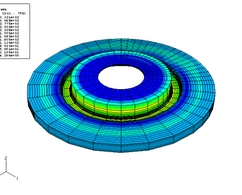 A-sequentially-coupled-thermomechanical-analysis-of-a-disc-brake-with-an-Eulerian-approach