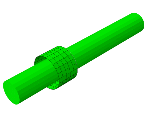 Bending-of-a-beam-in-a-sleeve