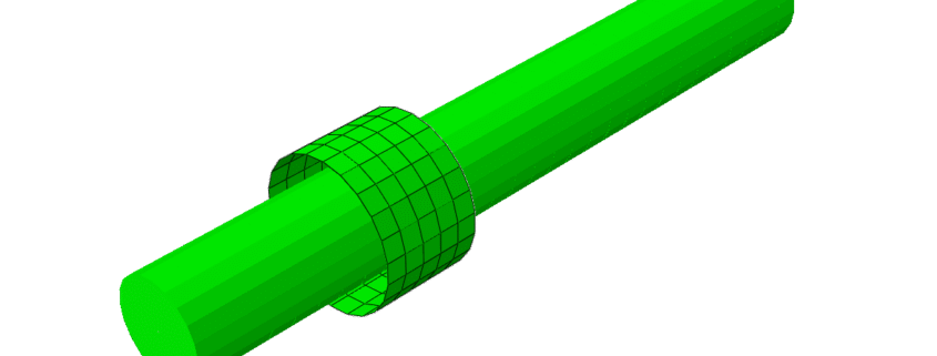 Bending-of-a-beam-in-a-sleeve