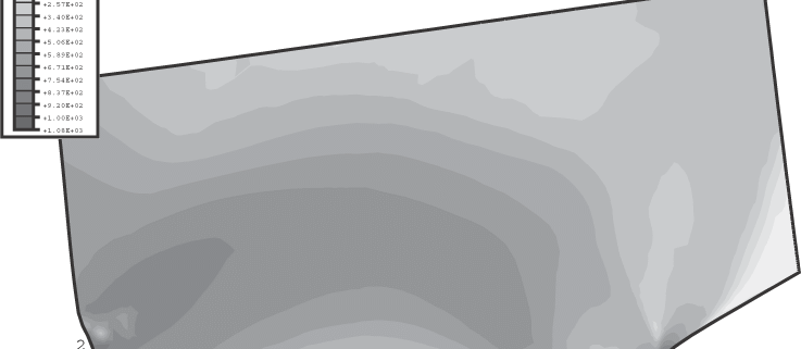 Crack-growth-in-a-three-point-bend-specimen