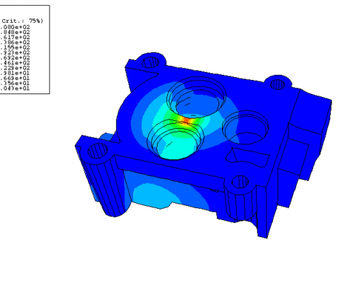 Direct-cyclic-analysis-of-a-cylinder-head-under-cyclic-thermomechanical-loadings