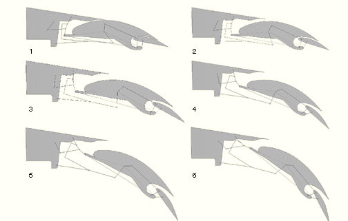 Trailing-edge-flap-mechanism