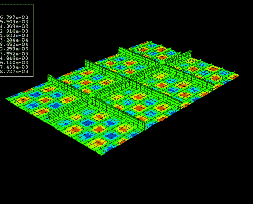 Unstable-static-problem-reinforced-plate-under-compressive-loads