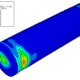 Response-of-a-submerged-cylinder-to-an-underwater-explosion-shock-wave