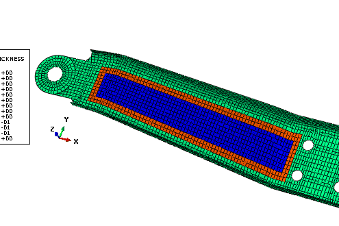 Sizing-optimization-of-a-gear-shift-control-holder